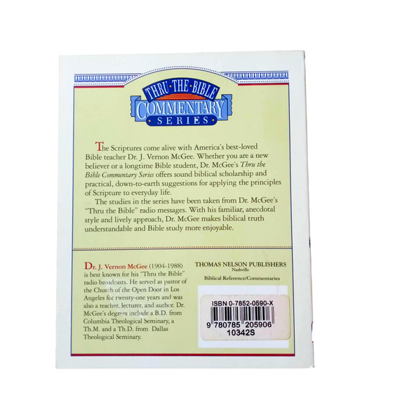 Zephaniah / Haggai: The Prophets Commentary (Thru the Bible) by J V McGee Book - Picture 2 of 4